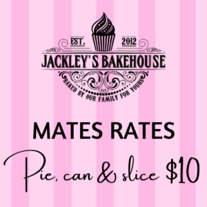 Mates Rates at Jackley’s Bakehouse