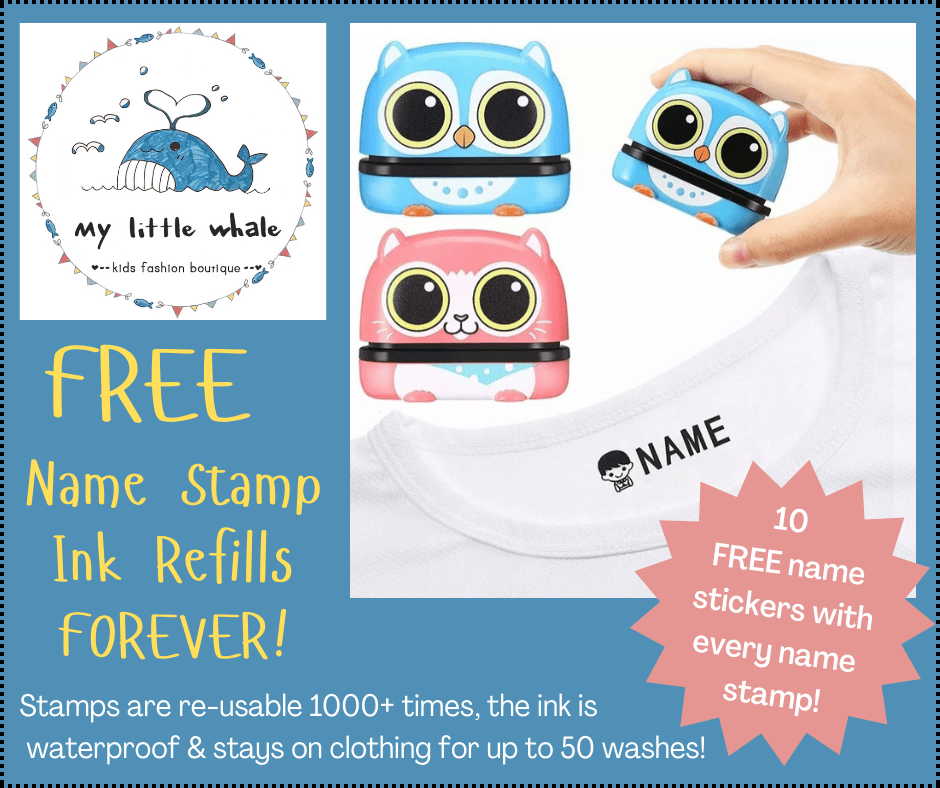 My Little Whale Name Stamp Mount Sheridan Plaza Shopping Centre Cairns