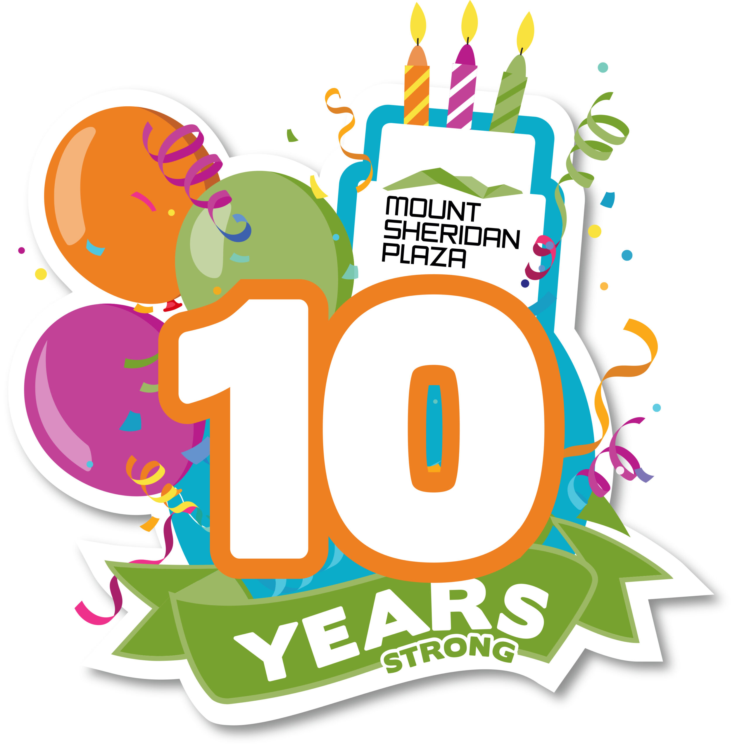 Mount Sheridan Plaza is proudly celebrating “10 Years Strong” with fun, game in-centre activities for the entire family.