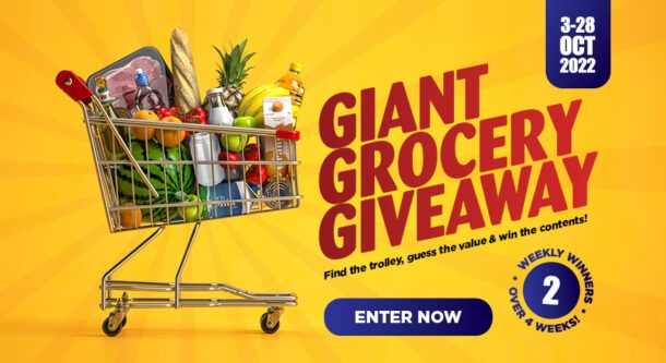 Giant Grocery Giveaway – Mount Sheridan Plaza Shopping Centre Cairns